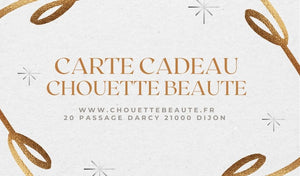 Carte cadeau Chouette Beauté